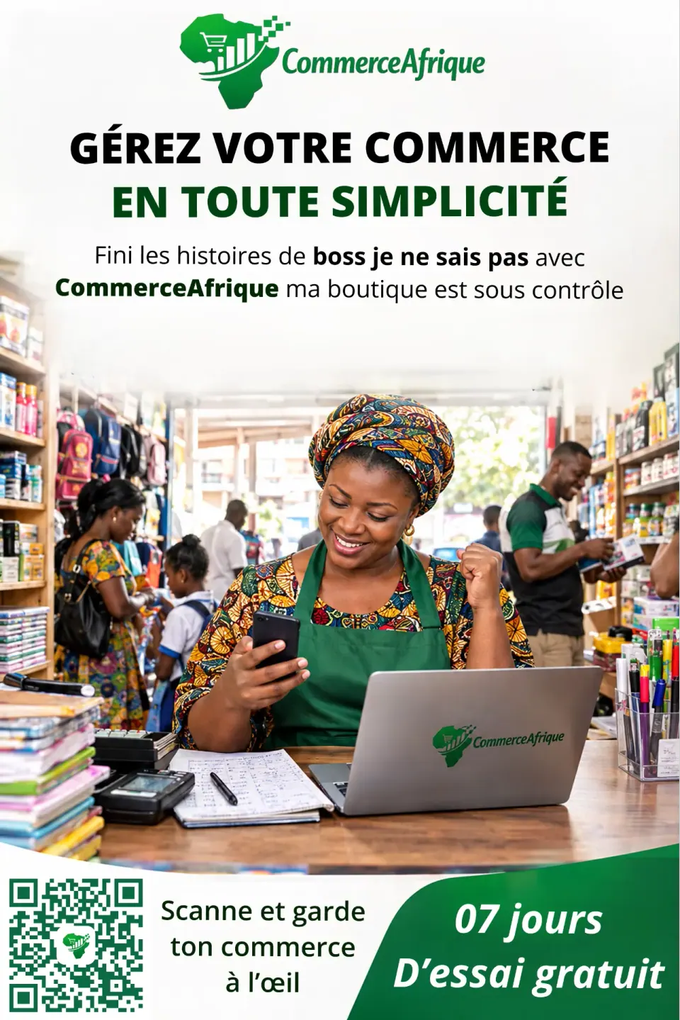 CommerceAfrique · Gérez votre commerce en toute simplicité