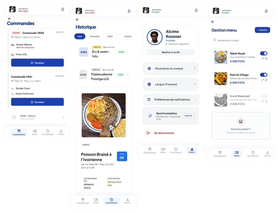ScanChop · Interface Cuisine