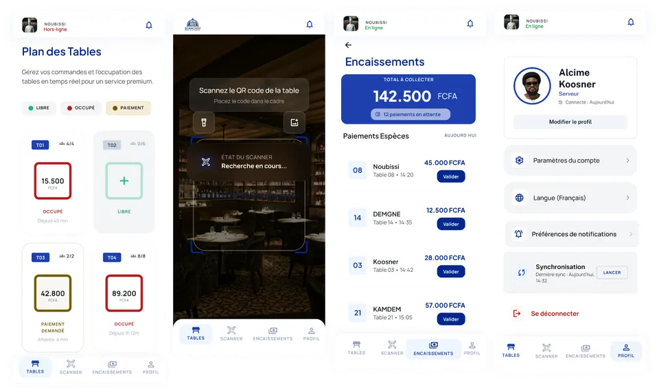 ScanChop · Interface Serveur